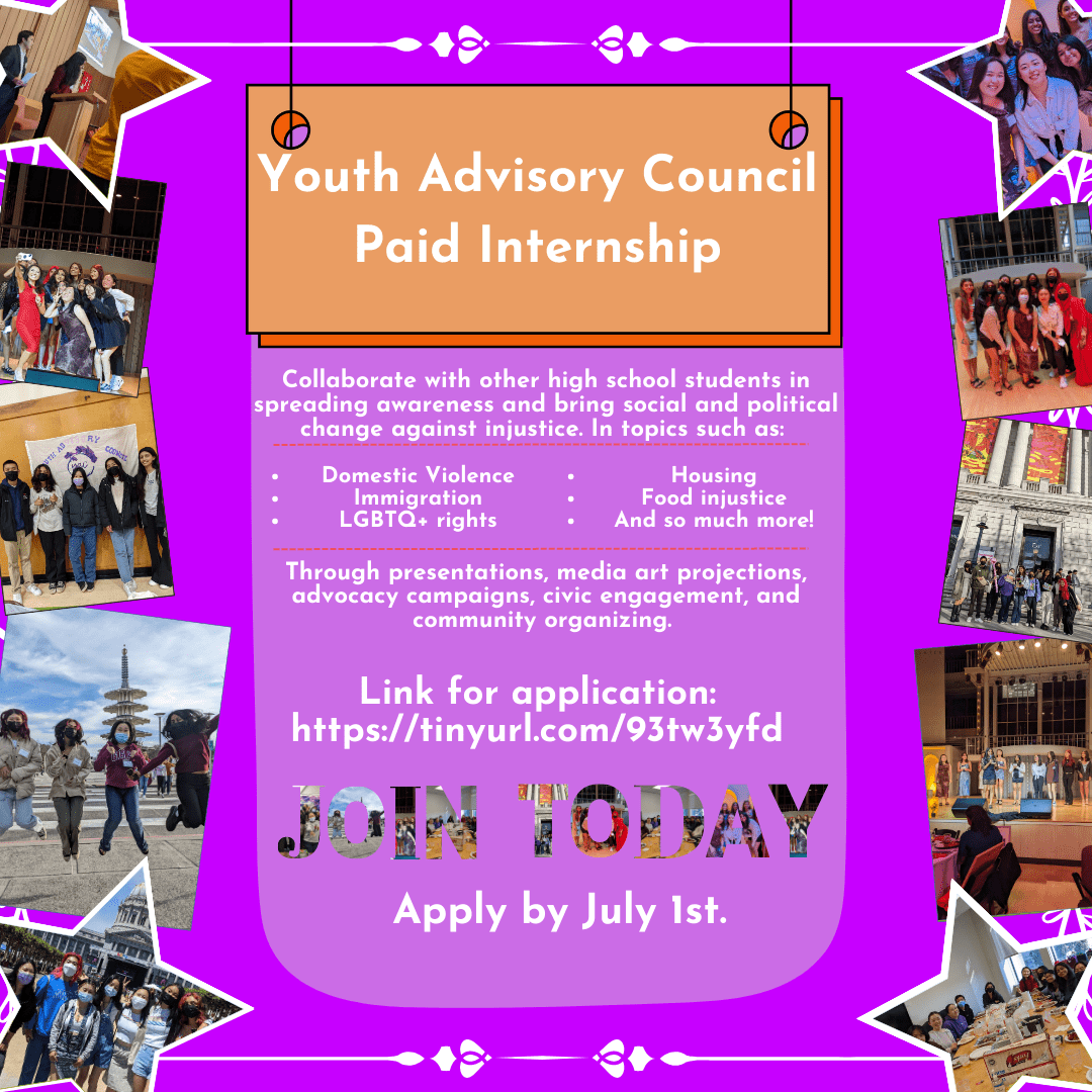 Youth Advisory Council paid internship