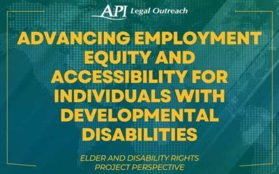 Advancing Employment Equity and Accessibility for Individuals with Developmental Disabilities