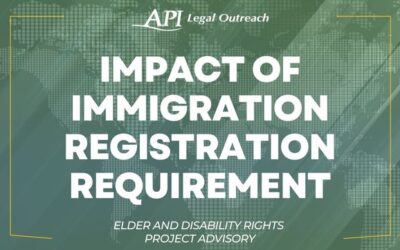 Impact of the Trump Administration’s Immigrant Registration Requirement on Elderly Immigrants and Individuals with Disabilities