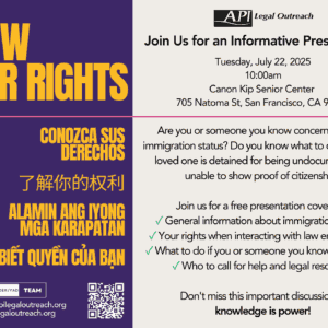 Know Your Rights clinic