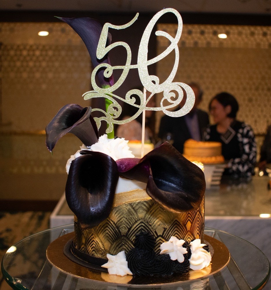 Celebrating 50 Years with Cake